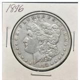 1896 Morgan Silver Dollar Coin