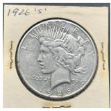 1926-S Peace Silver Dollar Coin