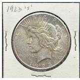 1923-S Peace Silver Dollar Coin