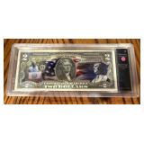 Commemorative $2 Bill in Case