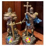 Bradford Exchange Bronze Knight Statues