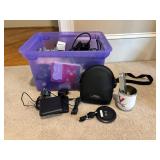 Electronics Lot with Headphones and Accessories