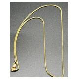 14K Gold Snake Chain Necklace