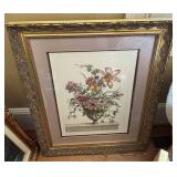 Floral Still Life Prints in Ornate Frames