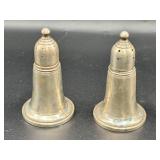 Sterling Silver Weighted Salt and Pepper Shakers
