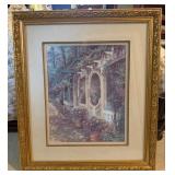 Framed Lena Liu Artwork With Letter