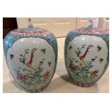 Lidded Porcelain Jars