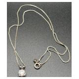 Sterling Silver Necklace with Pendant
