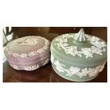 Wedgwood Jasperware Covered Boxes