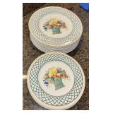 Fruit Basket Pattern Plates