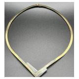 14K Gold Two-Tone Necklace