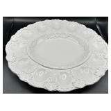 Amora White Ceramic Deviled Egg Platter
