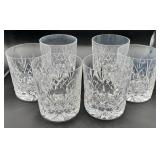 Six Atlantis Crystal Tumblers