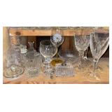 Glassware and Crystal Pieces