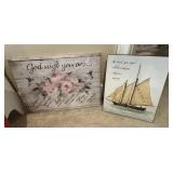 Two Inspirational Wall Art Pieces