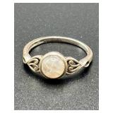 Sterling Silver Ring with Gemstone