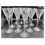 12 Vtg. Ceska Champagne Flutes