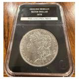 1878 Morgan Silver Dollar Coin