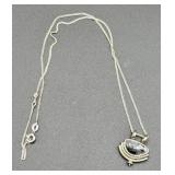 Sterling Silver Necklace With Pendant