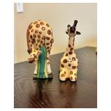 Ceramic Giraffe Salt & Pepper Shakers