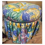 Colorful Upholstered Vanity Stool