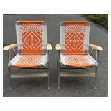 Aluminum Frame Woven Chairs
