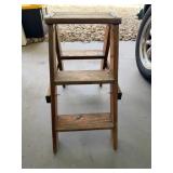 Wooden Folding Step Ladder