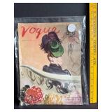 1935 Vogue Magazine with Chesterfield Ad