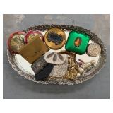 Vintage Accessories and Tray
