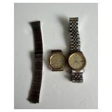 Two Men's Watches: Hamilton and Timex, Quartz