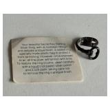 Sterling Silver Secret Key Ring