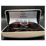 Versace Shield Sunglasses with Case