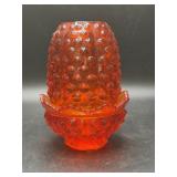 Fenton Hobnail Glass Fairy Lamp