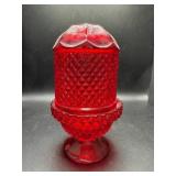 Viking Glass Diamond Point Fairy Lamp