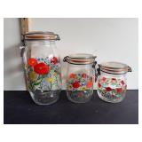 Arc Franceglass canister jars