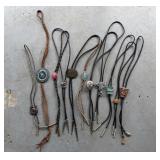 Bolo Ties with Various Clasps