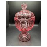 L.E. Smith Glass 'Moon and Stars' Compote