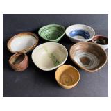 Studio Pottery Bowls and Cups Collection