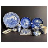 Blue and White Decorative Ceramics