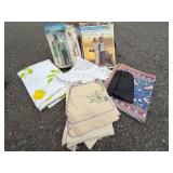Vintage Sewing Patterns, Fabric, and Accessories