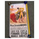 Spanish Bullfighting Poster for Plaza de Toros de