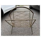 Brass Wire Magazine Rack