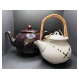 Two Ceramic Teapots: Made in England and Germany