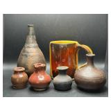 Stoneware Vases and Mug