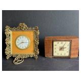 Vintage Globe and General Electric Clocks