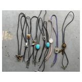 Bolo Ties with Slide Pendants
