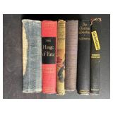 Six Vintage Hardcover Books