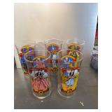 6 Wizard of Oz Coca-Cola Glasses