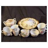 Dishware Including Cups & Covered Serving Dish