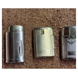 Three Vintage Metal Lighters